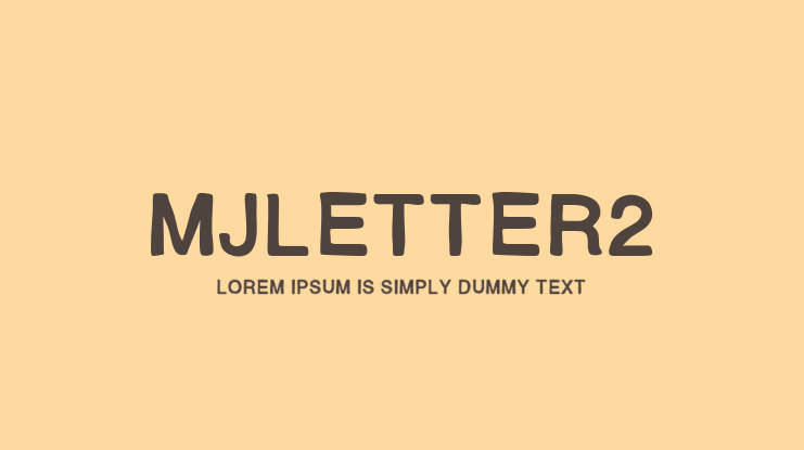 MJletter2 Font