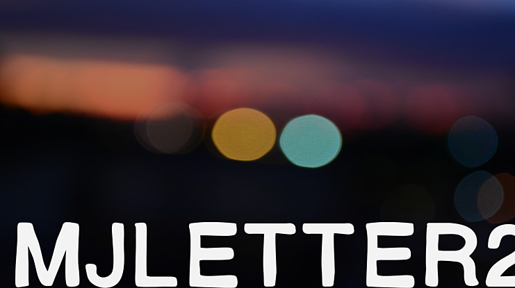 MJletter2 Font