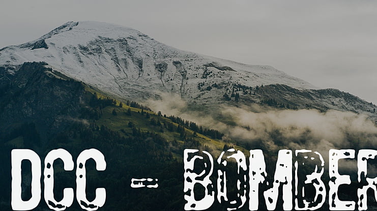 DCC - Bomber Font