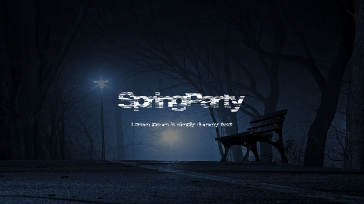 SpringParty Font