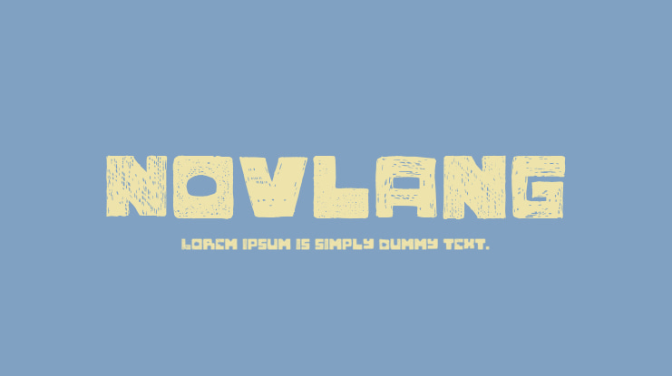 Novlang Font