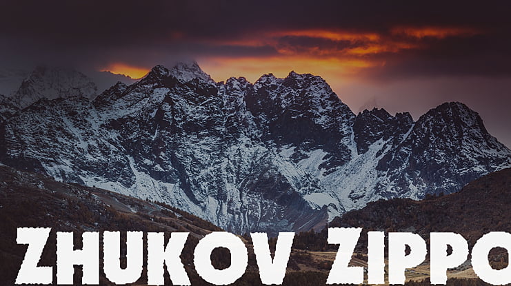 Zhukov Zippo Font Family