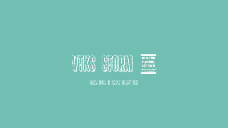 vtks storm 2 Font