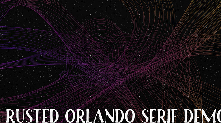Rusted Orlando Serif Demo Font