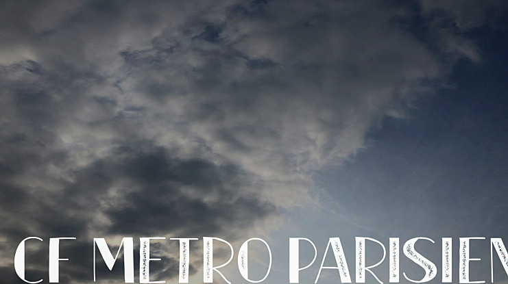 CF Metro Parisien Font