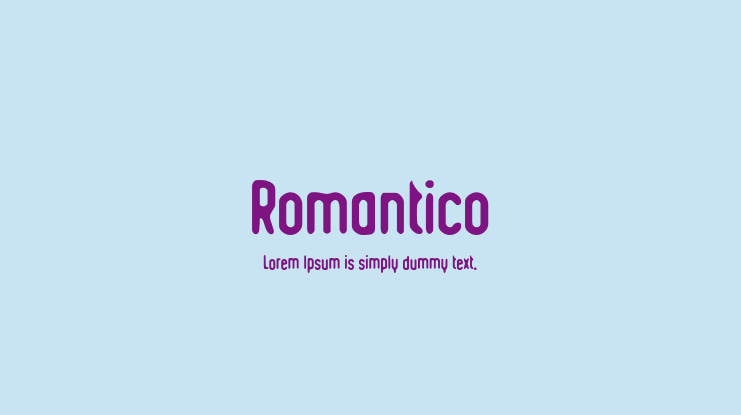 Romantico Font