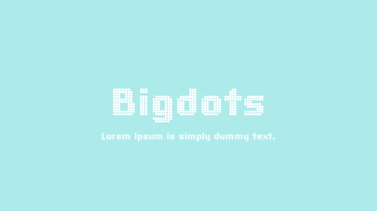 Bigdots Font Family