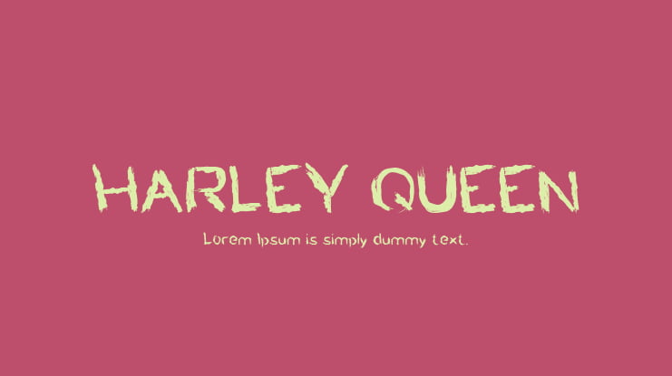 HARLEY QUEEN Font