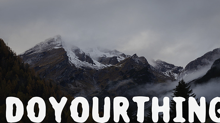 doyourthing Font