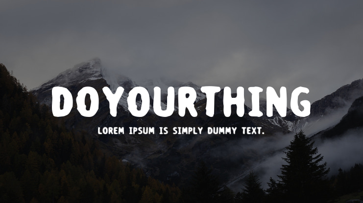doyourthing Font