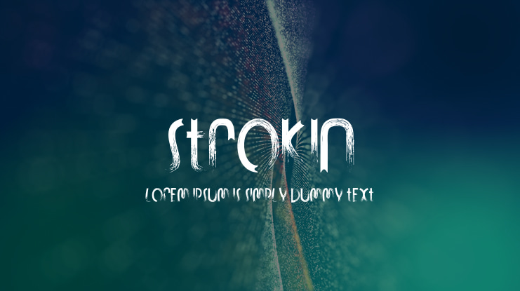 STROKIN Font