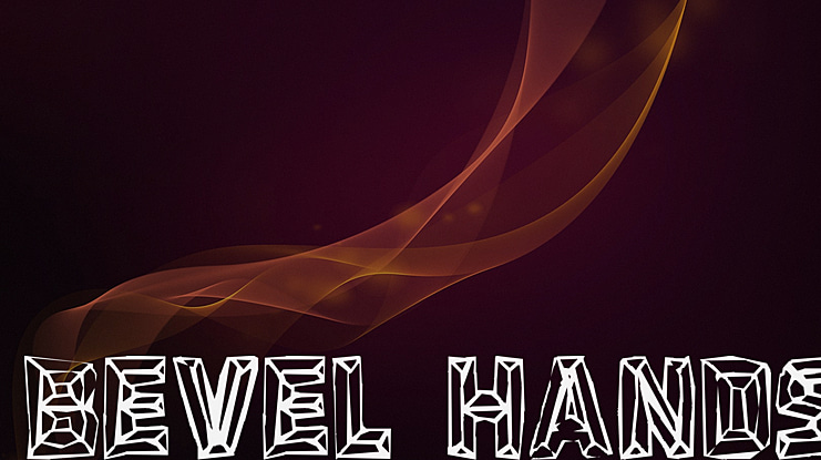 BEVEL HANDS Font
