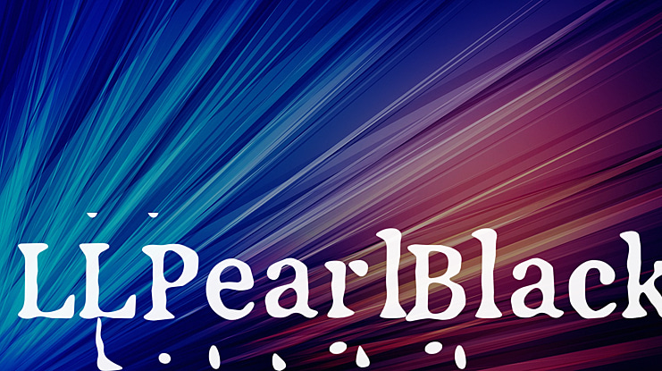 LLPearlBlack Font Family