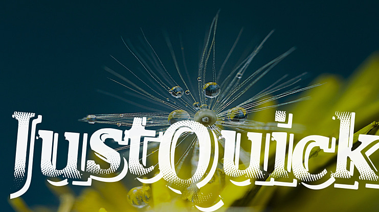 JustQuick Font