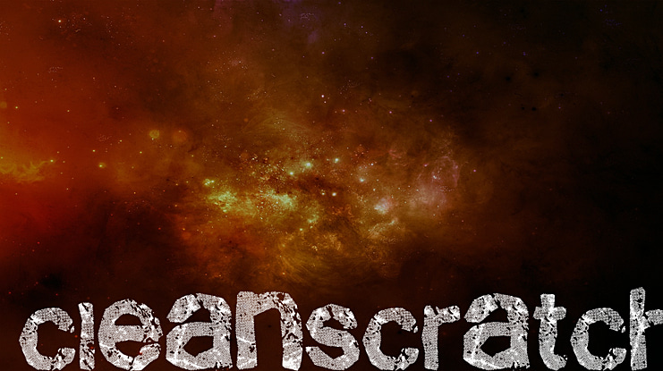 CleanScratch Font