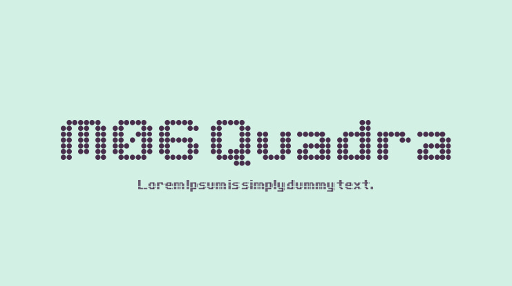 M06 Quadra Font