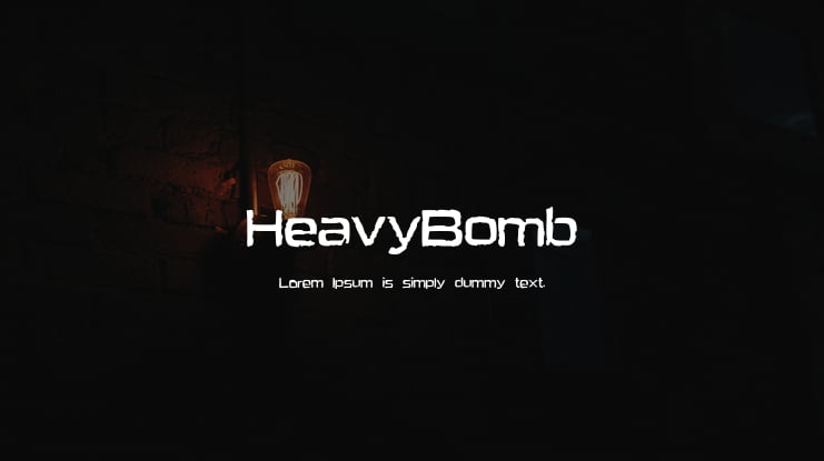 HeavyBomb Font