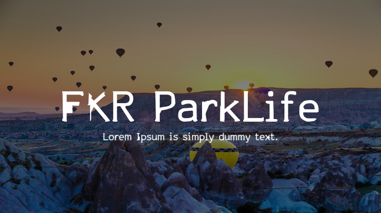 FKR ParkLife Font