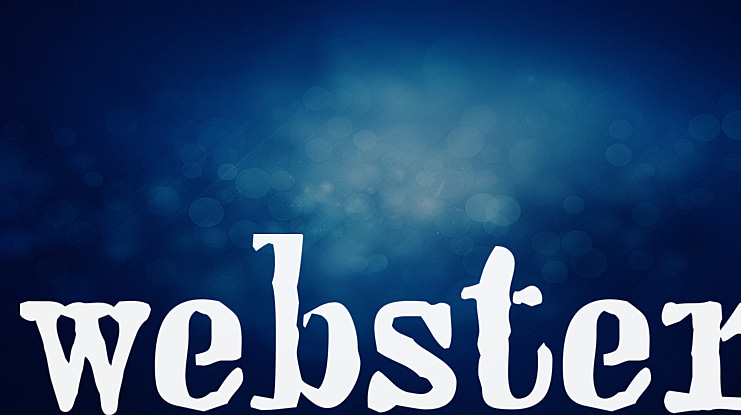 webster Font