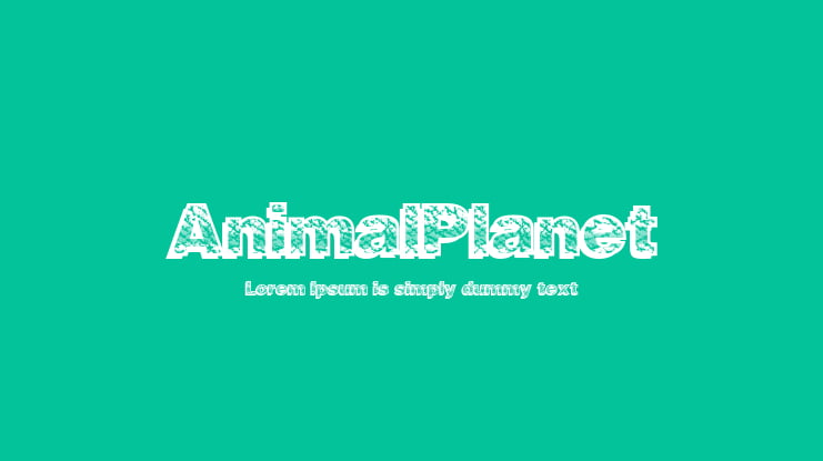 AnimalPlanet Font