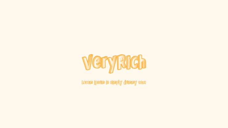 VeryRich Font