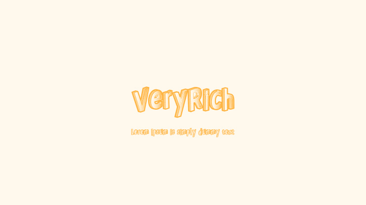 VeryRich Font