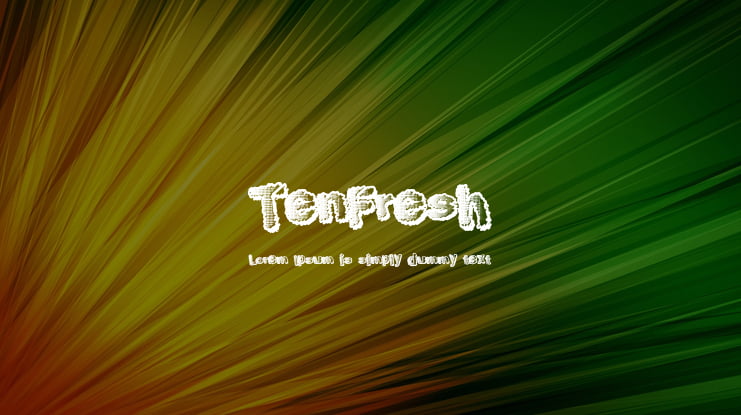 TenFresh Font