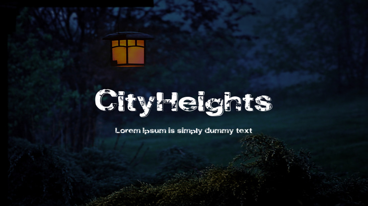 CityHeights Font