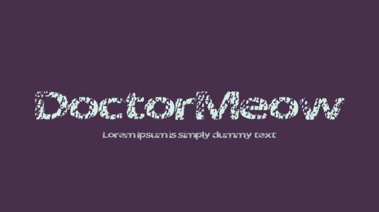 DoctorMeow Font
