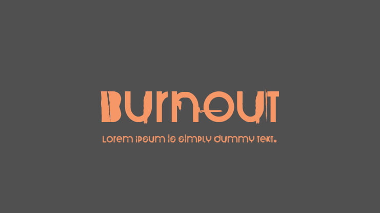 BurnOut Font