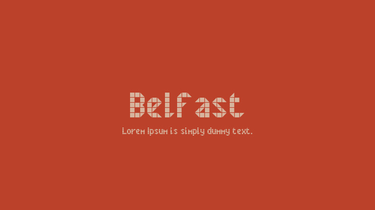 Belfast Font