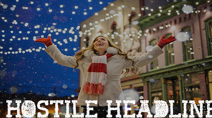 Hostile Headline Font