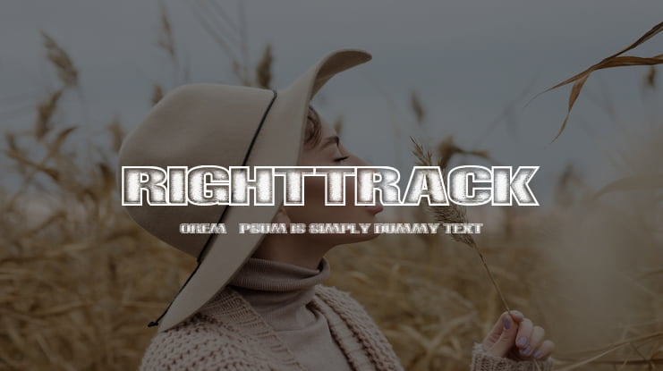 righttrack Font
