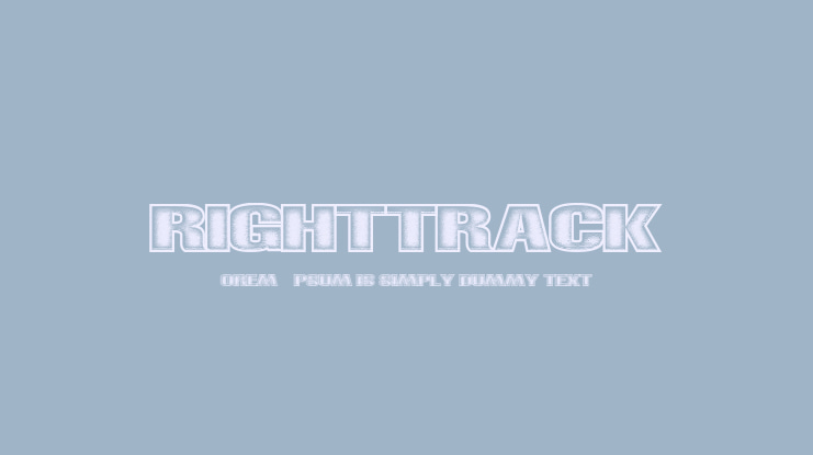 righttrack Font