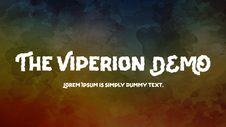 The Viperion DEMO Font
