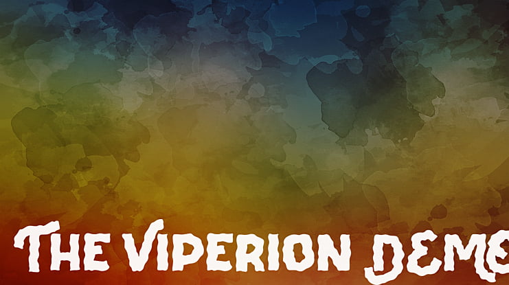 The Viperion DEMO Font