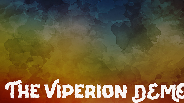 The Viperion DEMO Font