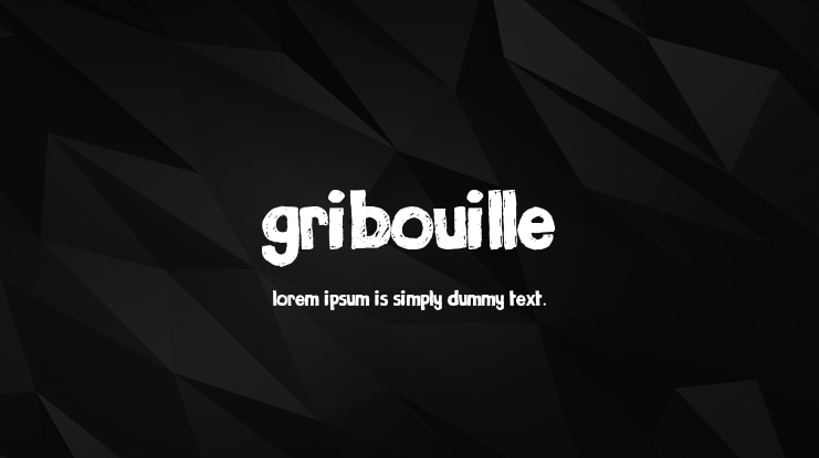 Gribouille Font