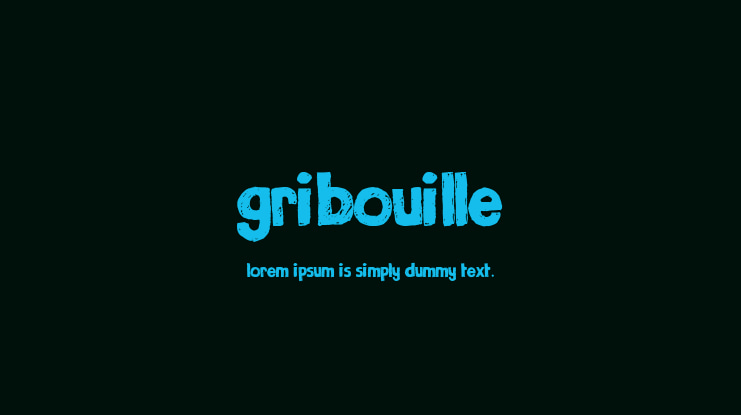 Gribouille Font