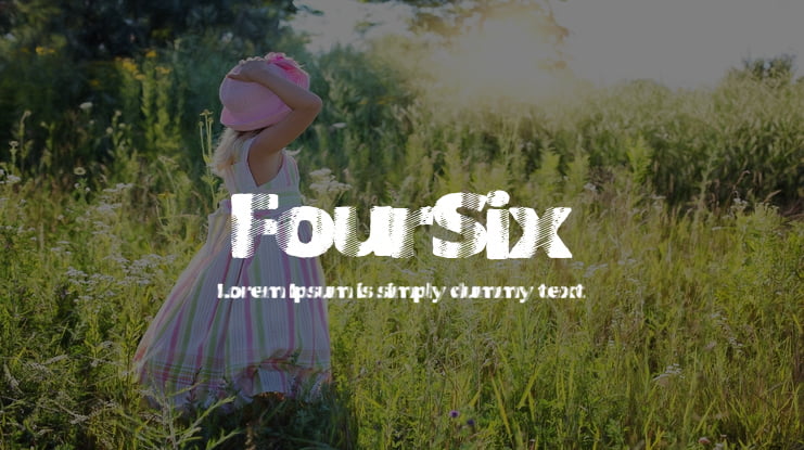 FourSix Font
