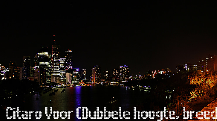 Citaro Voor (Dubbele hoogte, breed) Font