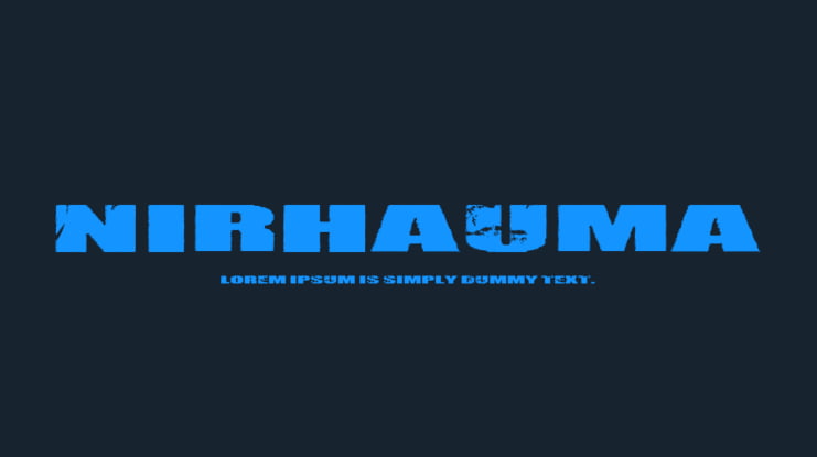 Nirhauma Font
