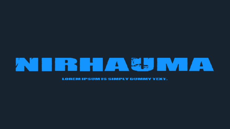Nirhauma Font