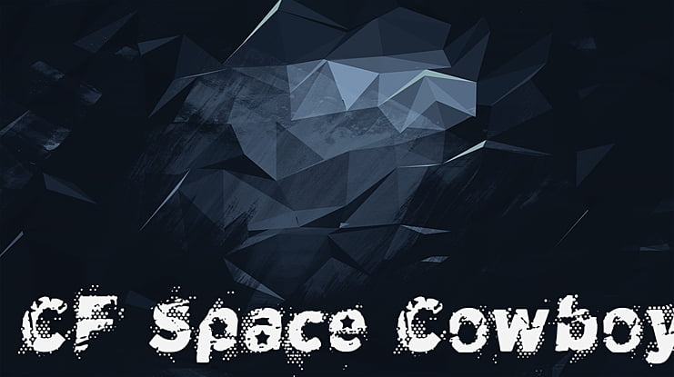 CF Space Cowboy Font