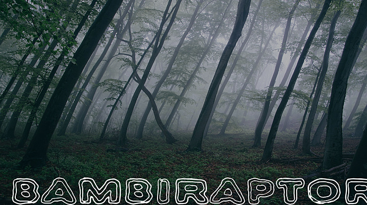 Bambiraptor Font