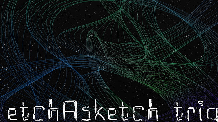 etchAsketch trial Font