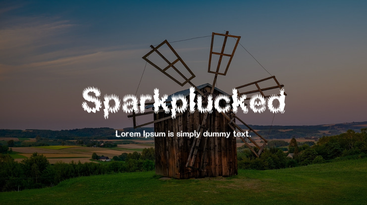 Sparkplucked Font
