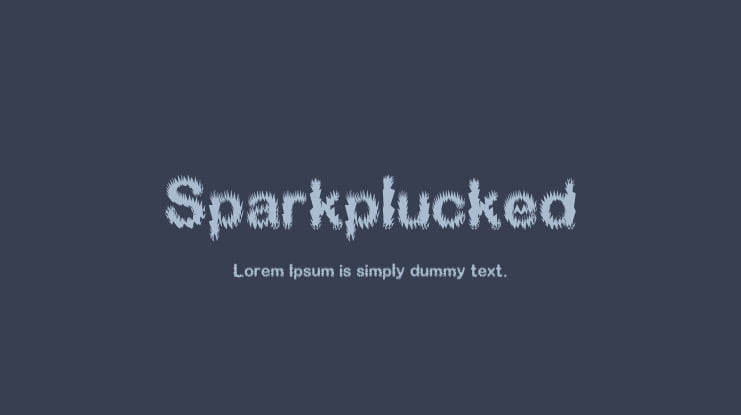 Sparkplucked Font