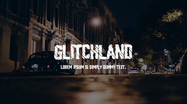 Glitchland Font