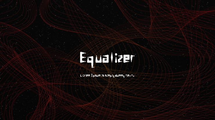 Equalizer Font